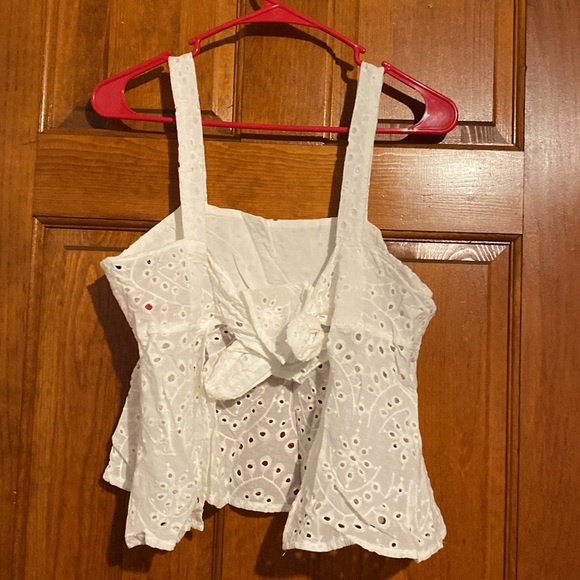 A’gaci White Eyelet Cami & Skirt Set - Picture 3 of 10